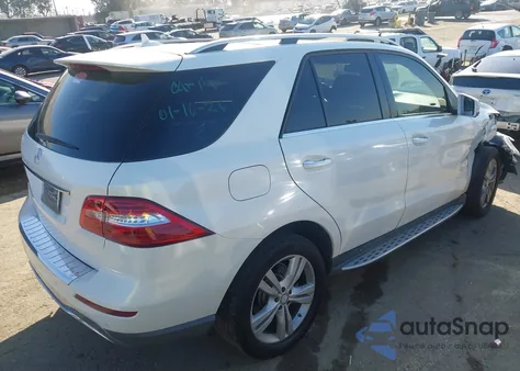 2013 Mercedes-Benz Ml 350 from USA, damaged, VIN 4JGDA5JB4DA190358